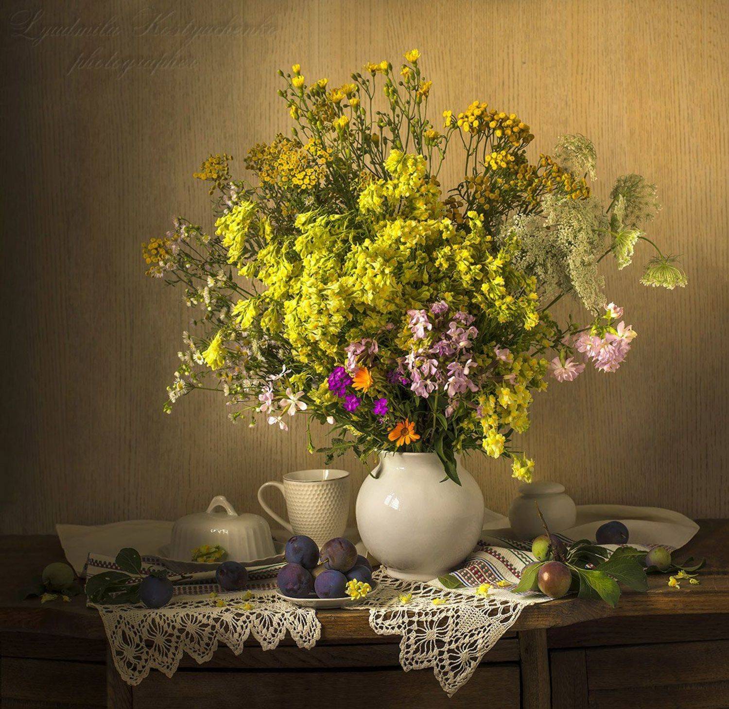 натюрморт с полевыми цветами,лето,букет,цветы,художественное фото,искусство., Людмила Костюченко