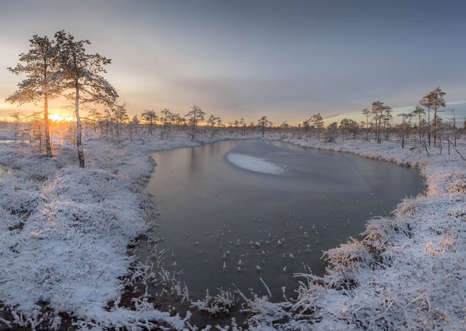 болото, кайф, рассвет ,север ,солнце, свет, закат, облака, отражение, фототур, Павел Ващенков