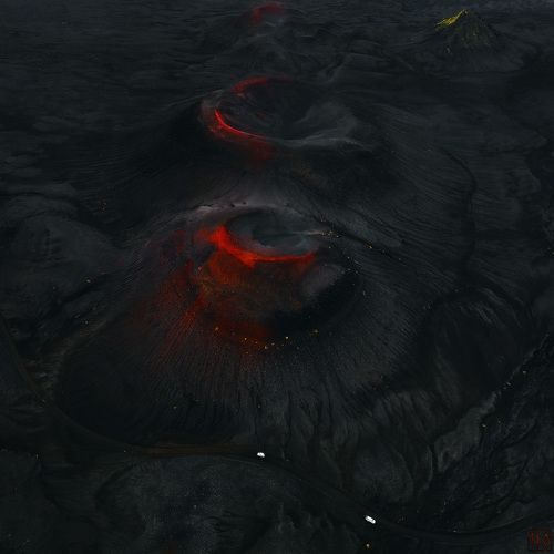 Вулканические кратеры парка Ландманналаугар, Исландия