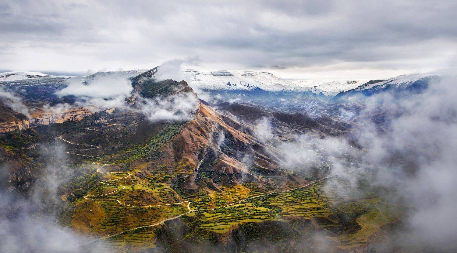 Дагестан, Горы, Mountains, облака, Vyacheslav Lozhkin