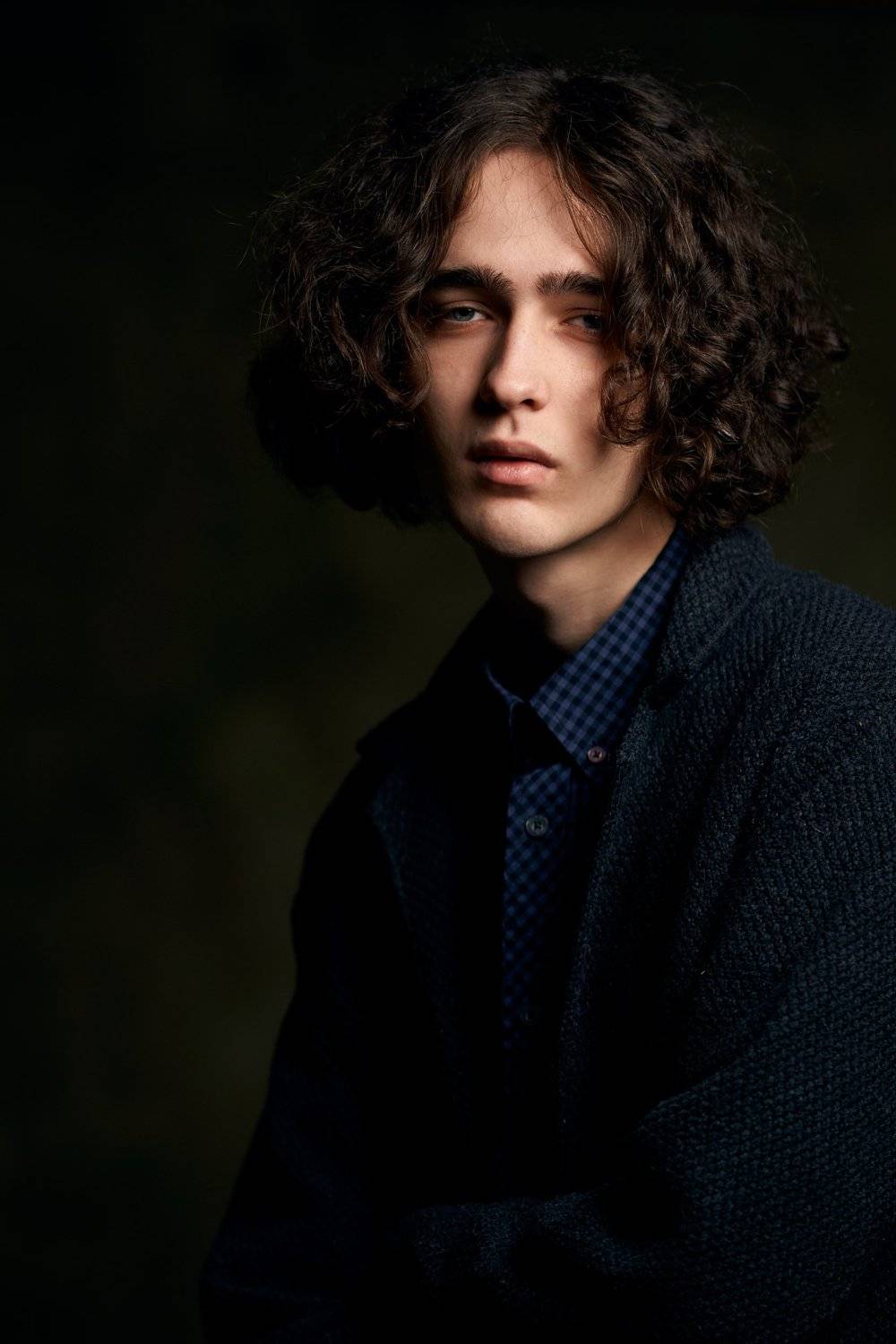 portrait, lowkey, black, hair, men, Наташа Высоцкая