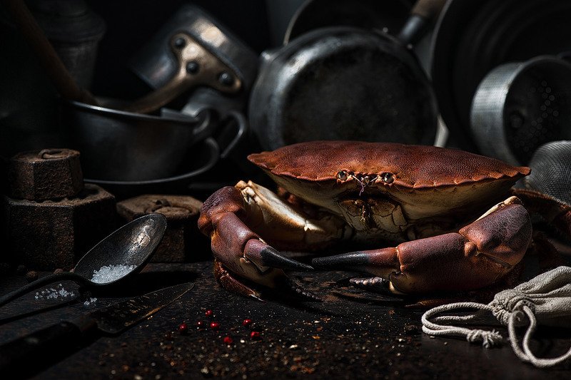 crab; crustacean; seafood; gastronomie; sea; food; red; vintage; pan, LE CRABE фото превью