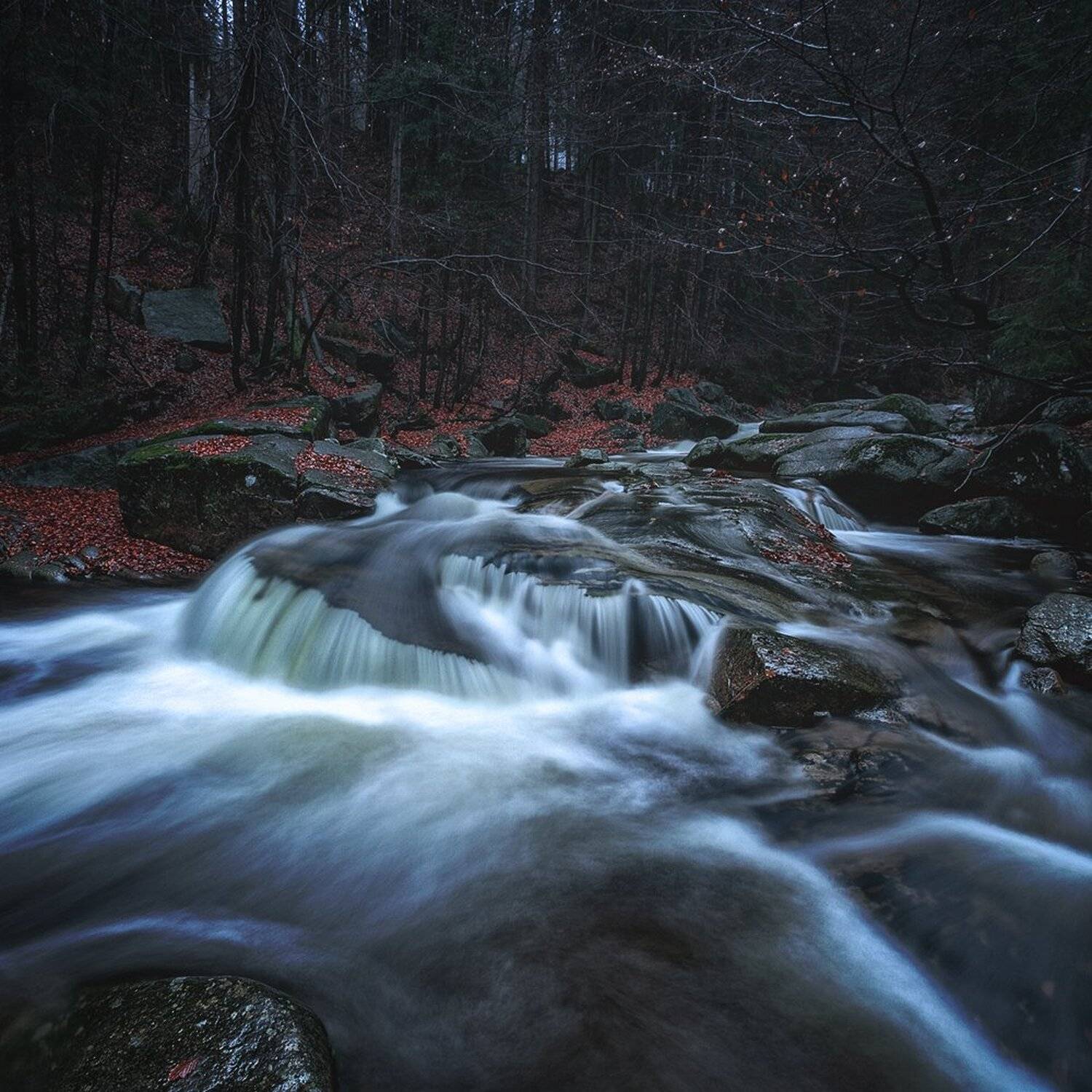 landscape,canon,mist,light,autumn,waterfall, Iza i Darek Mitręga