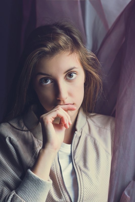 портрет, женский, девушка Настя фото превью