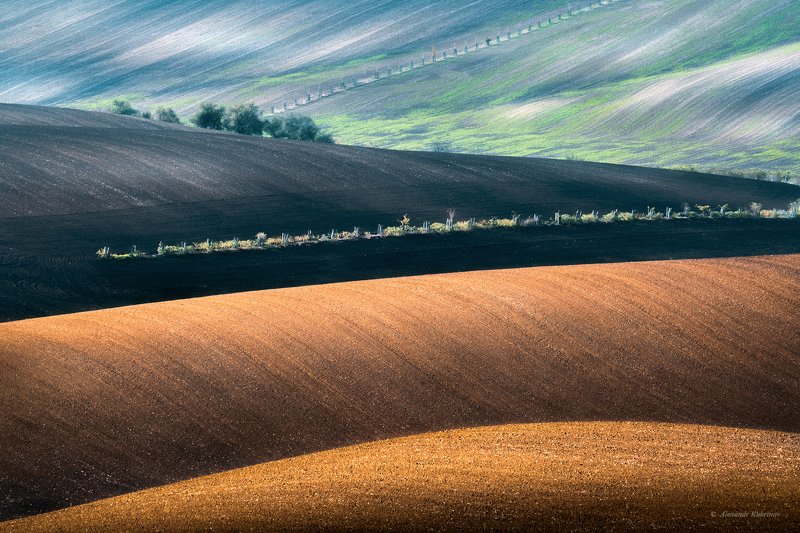 пейзаж, моравия, осень В коробке с карандашами... фото превью