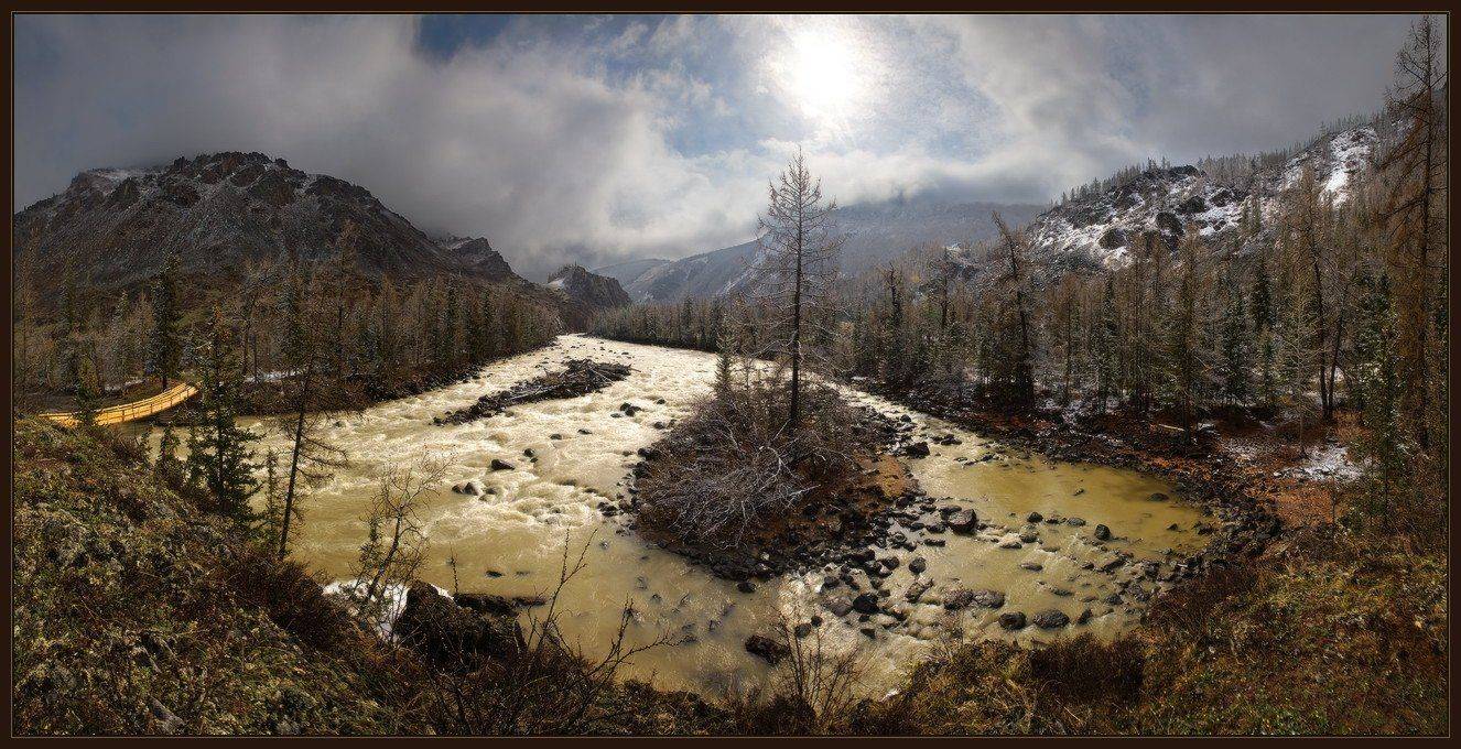 алтай, чуя, маашей, река, мост, ненастье, ярославский, виталий, Виталий из Н-ска