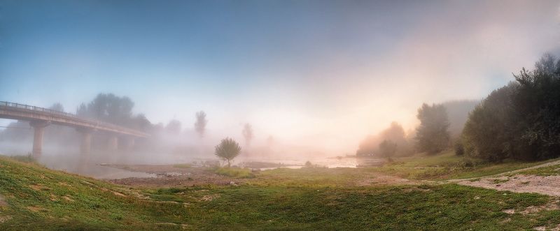 Еще летнее утро на Южном Буге фото превью