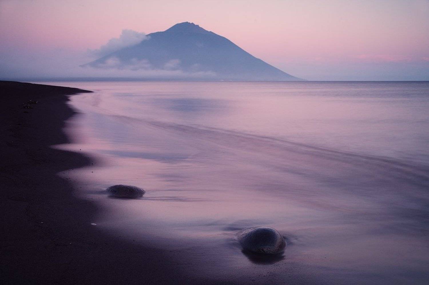 южные курилы, остров итуруп, одесский залив, вулкан атсонупури, Алексей Харитонов