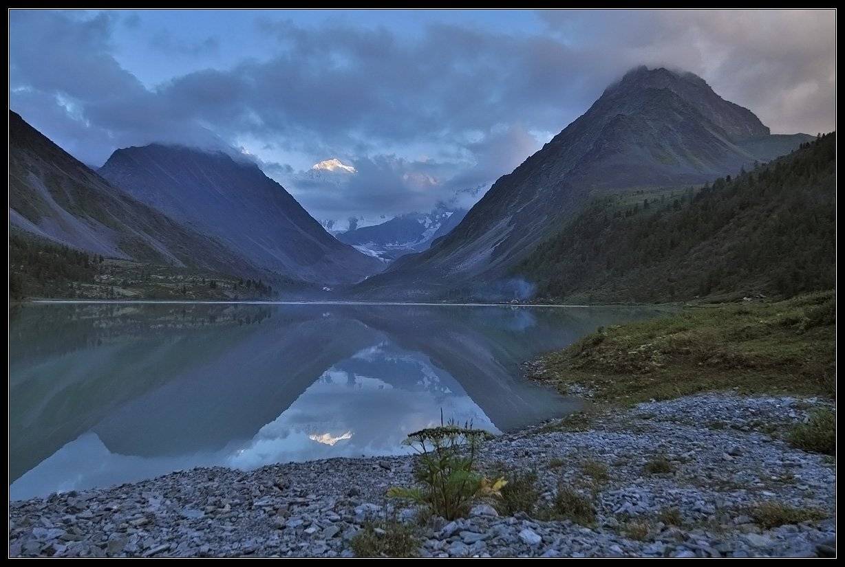 алтай, аккем, утро, АНАТОЛИЙ ДОВЫДЕНКО