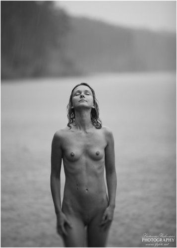 In the rain