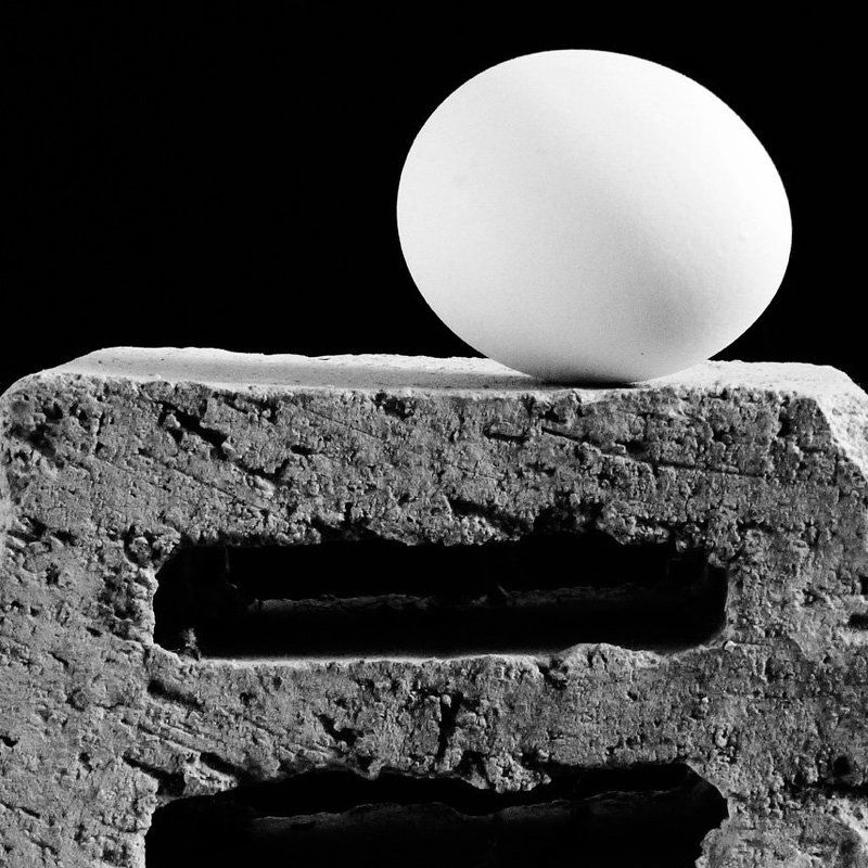 яйцо и кирпич фото превью