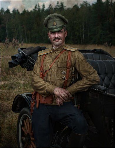 Бравый русский офицер..