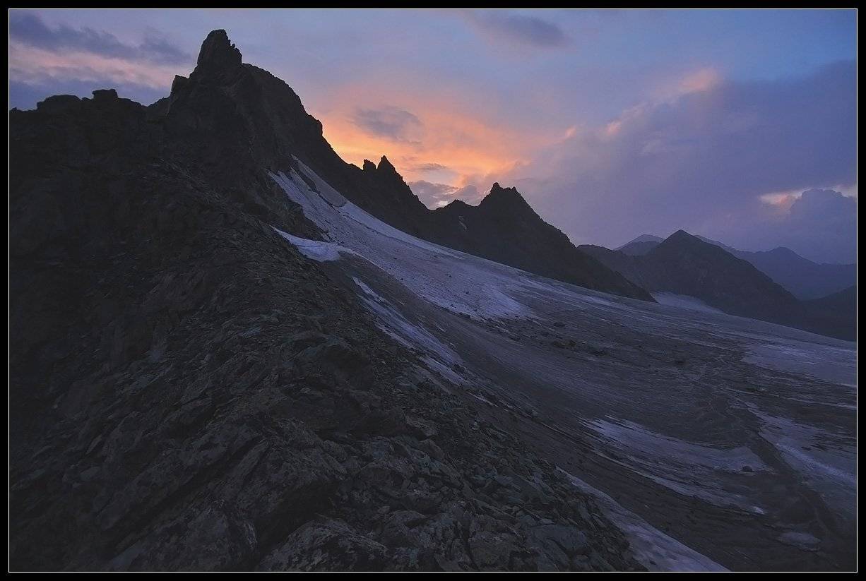 алтай, катунский хр.вечер, перевал, АНАТОЛИЙ ДОВЫДЕНКО