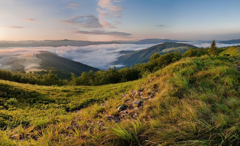 Туман яром-долиной фото превью