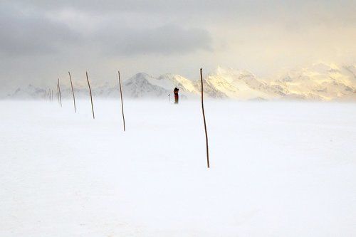 Майская метель в Приэльбрусье