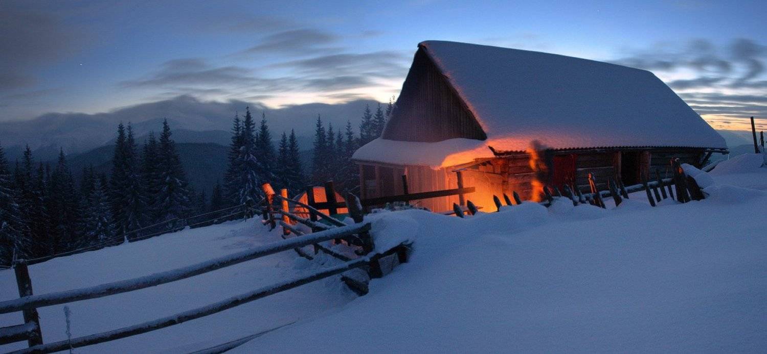 карпаты, горы, снег, зима, Leonid Tit