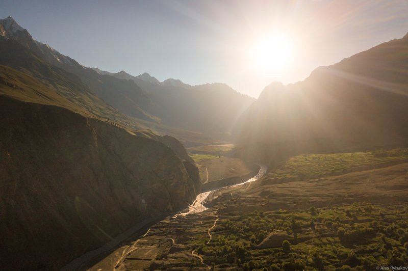 солнце, горы *** фото превью