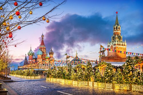Новый год в Москве на Красной Площади