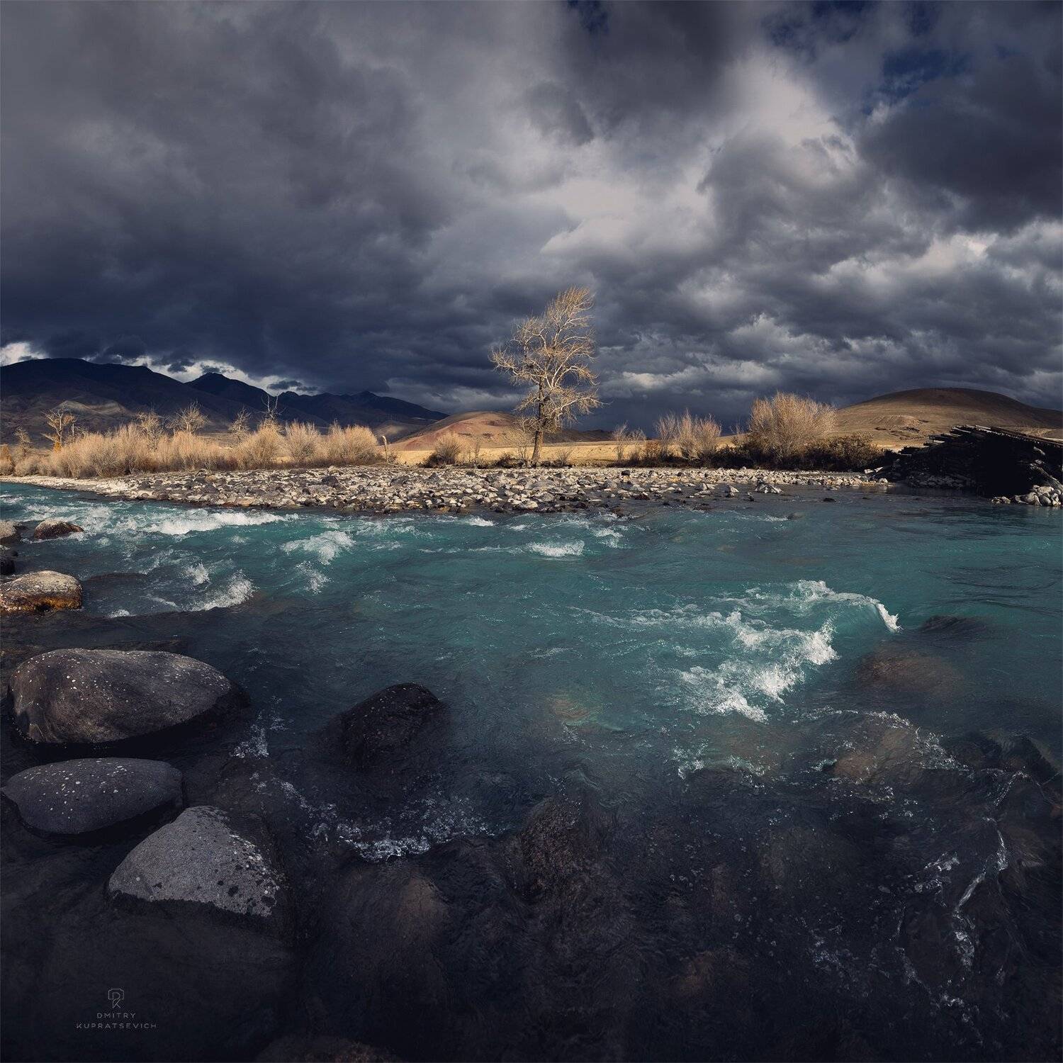 алтай, россия, река, горы, осень, пейзаж, природа, Дмитрий Купрацевич