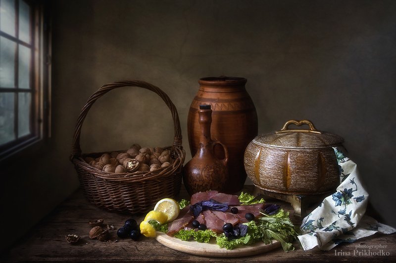 На деревенской кухне фото превью
