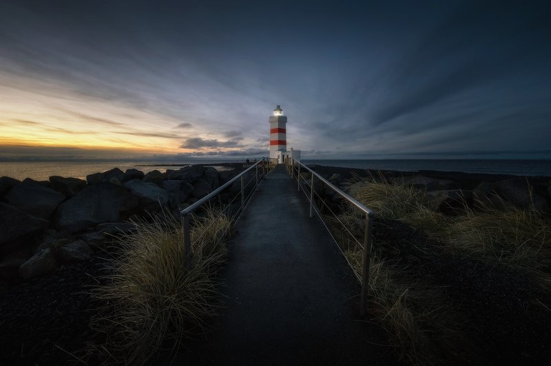 исландия, маяк Маяк Gardiskagi1... фото превью