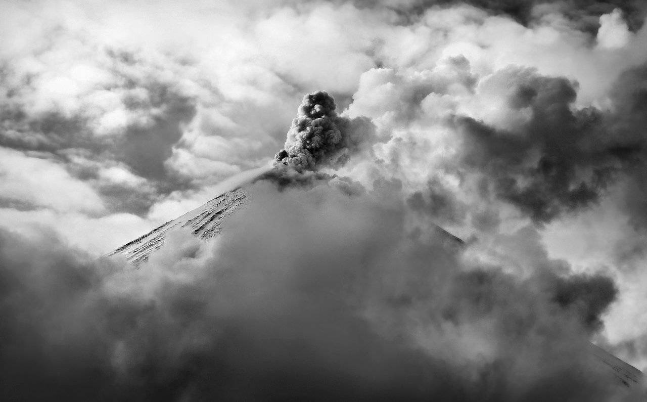 вулкан, камчатка, ключевской, извержение, Сергей Макурин