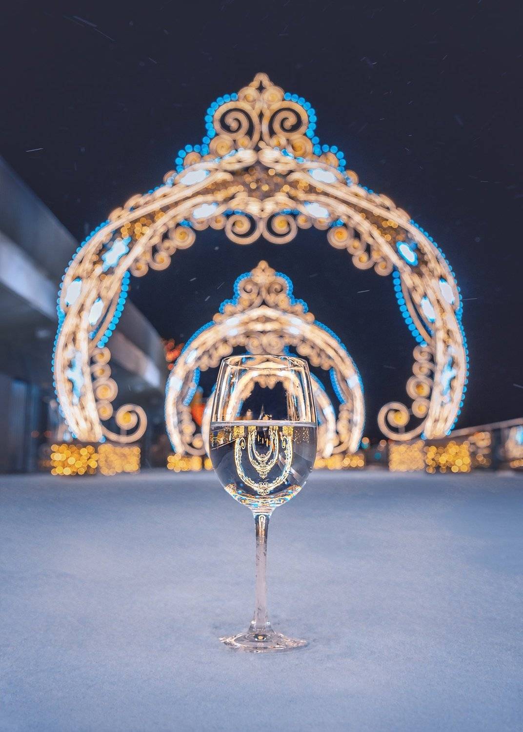 москва, новый год, new year, moscow, decoration, зарядье, праздник, снег, snow, отражение , Анастасия Мазурева