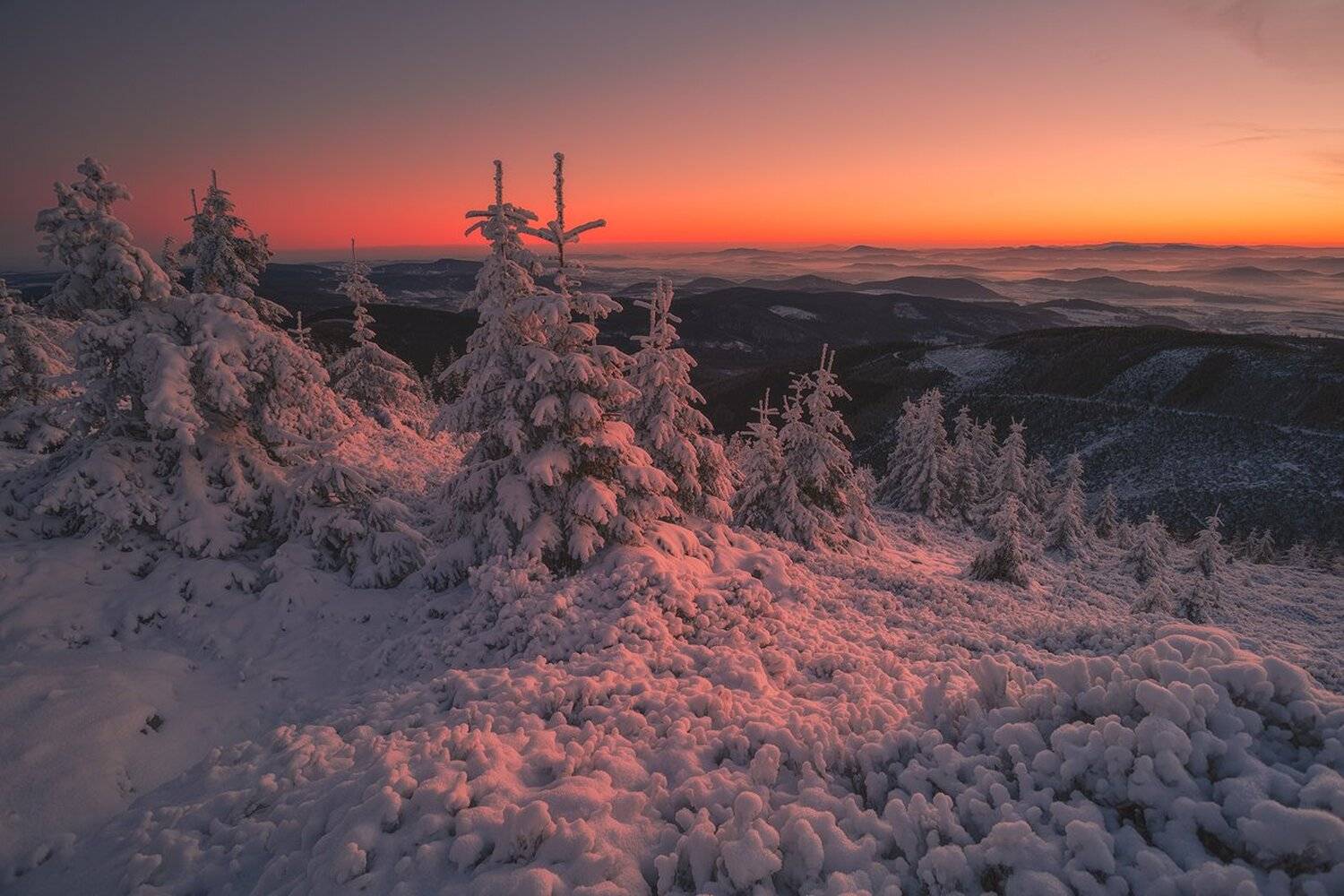 landscape,canon,surise,winter,mountains, Iza i Darek Mitręga