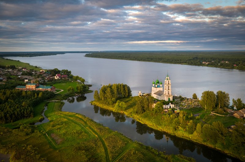 Летний вечер фото превью