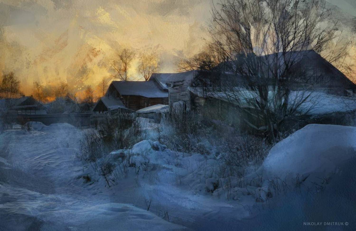 пейзаж, николай дмитрук