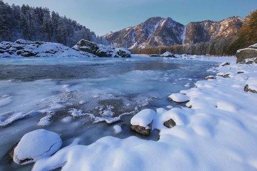 Зимняя Катунь