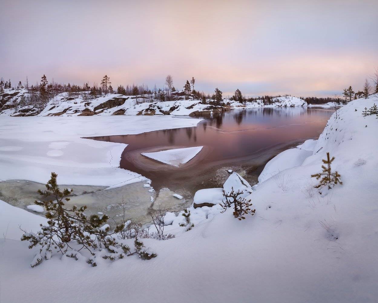 зимняя Ладога, Ладожское озеро зимой, зима на Ладоге, шхеры, Арсений Кашкаров