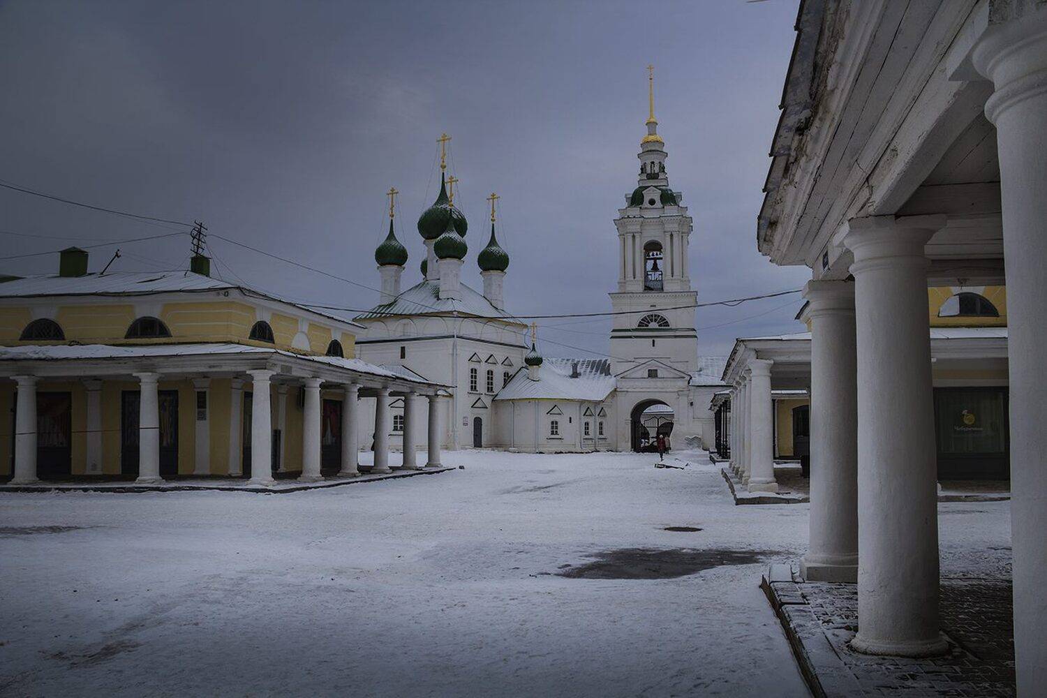 кострома,город,архитектура,торговые ряды,церковь, Елена Рубинская