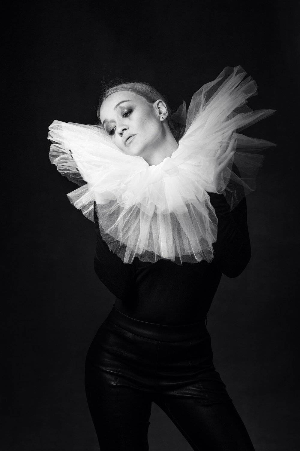 портрет пьеро косплей девушка, Елена Мухамедшина