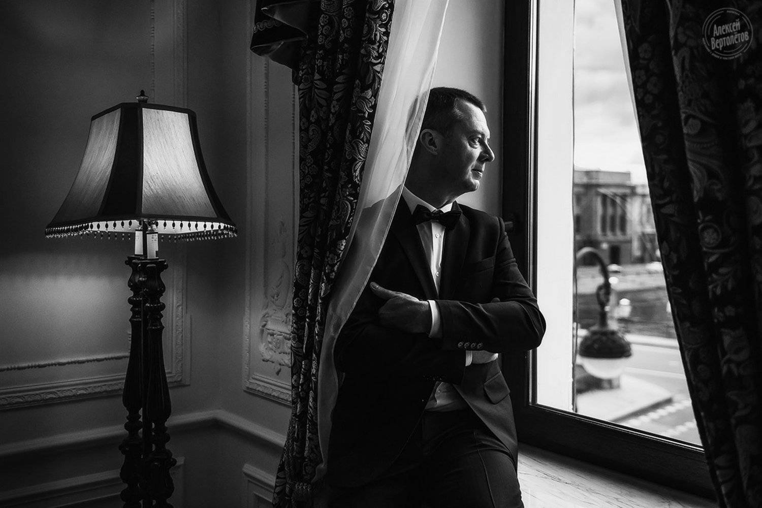 мужчина, портрет, чб, bw, Алексей Вертолетов