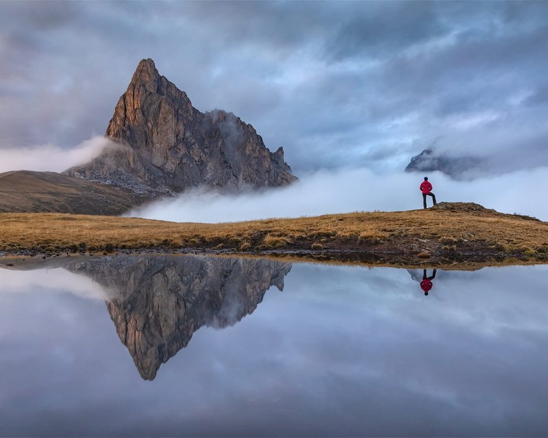 Sunset in Passo Giau фото превью