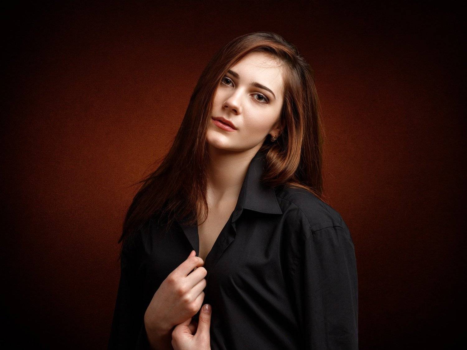 портрет, девушка, Сергеев Сергей