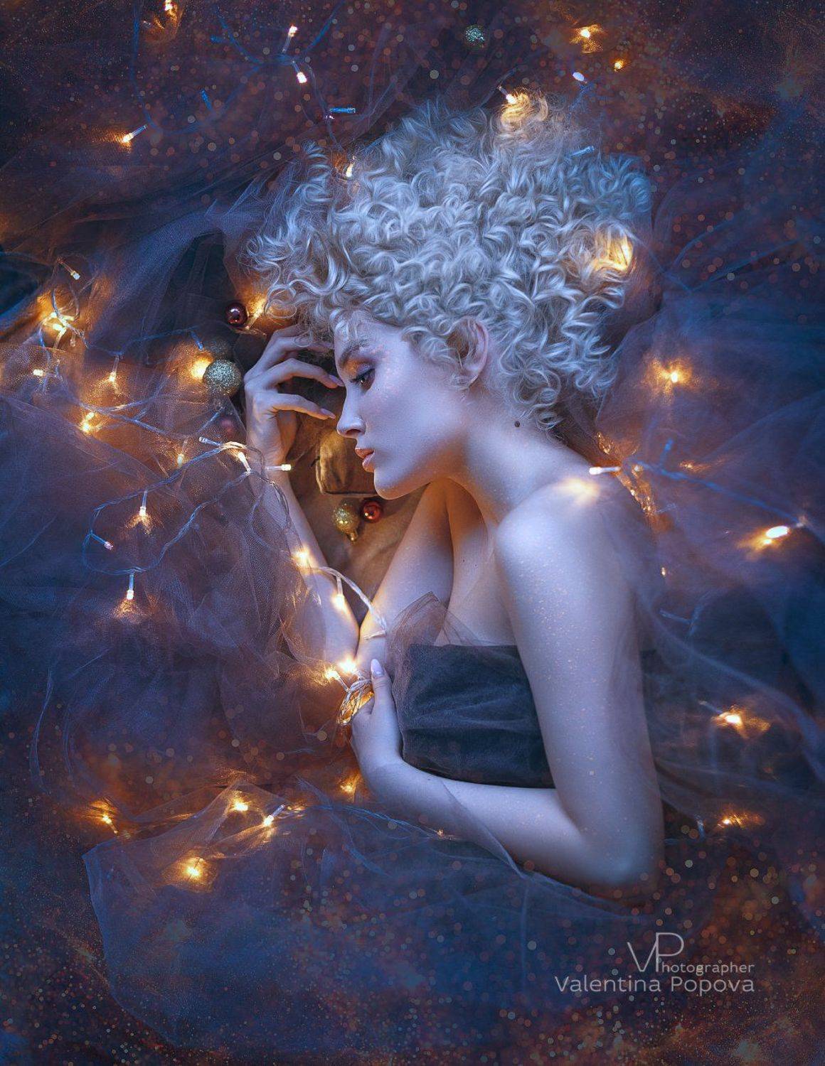 эльф, женскийпортрет, женщина, красивая ,рождество, новыйгод, Валентина Попова