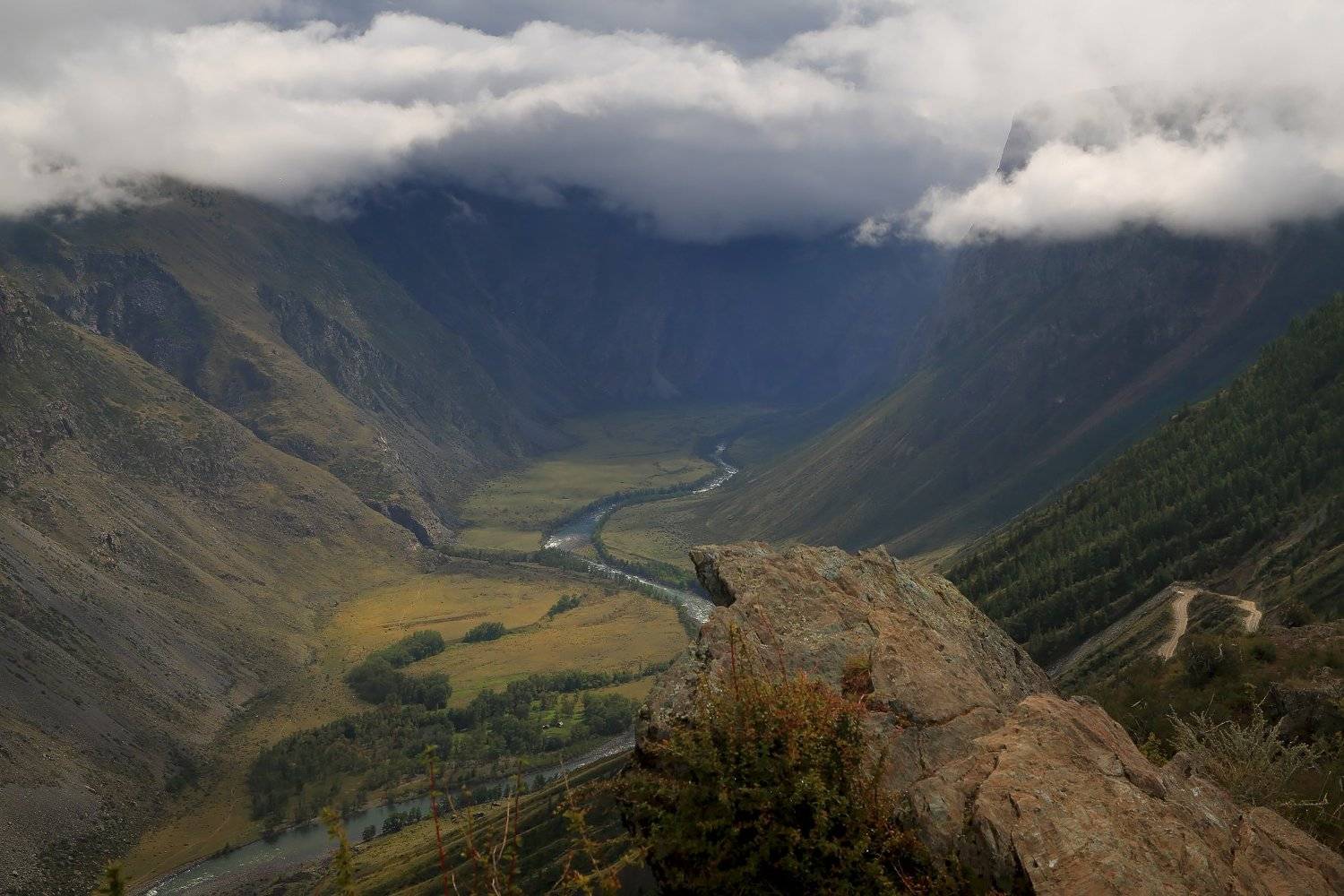 горы Алтай перевал  облака, Евгений Зинов