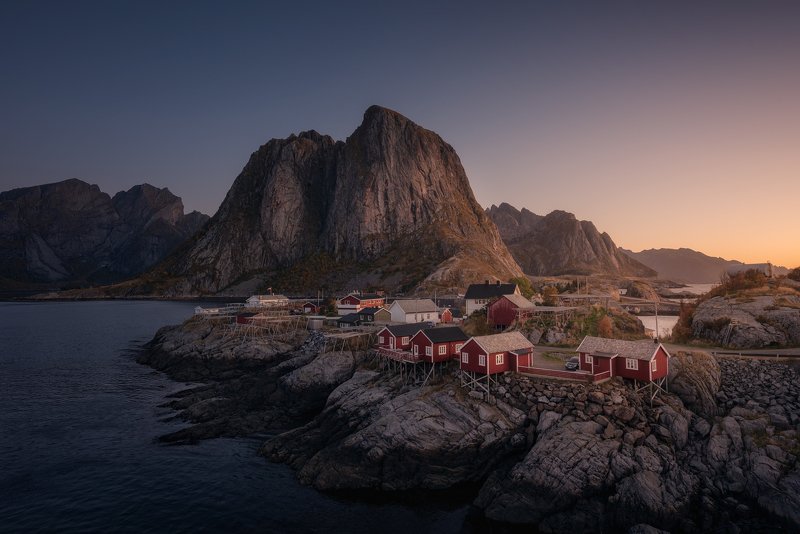 рейне, пляж, норвегия, лофотенские острова, море, пейзаж, природа, nikon, закат Рейне фото превью