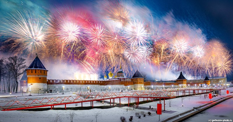 Новогодняя открытка из Тулы фото превью