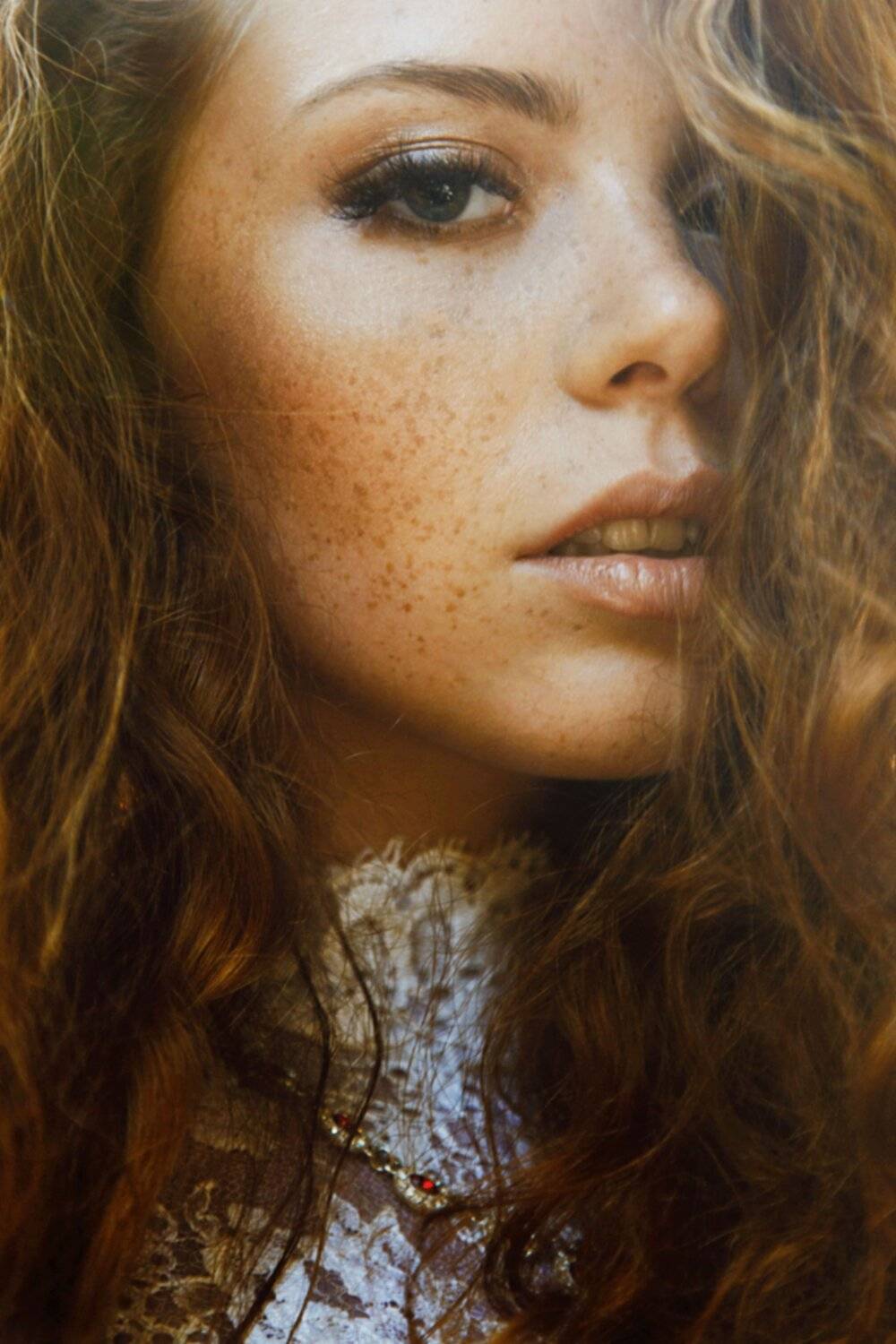 портрет рыжая веснушки, Marie Dashkova