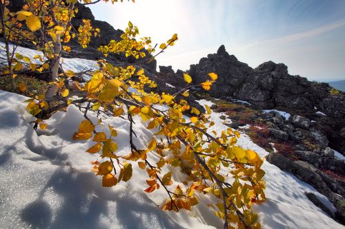 Золотая осень на Серебрянском камне