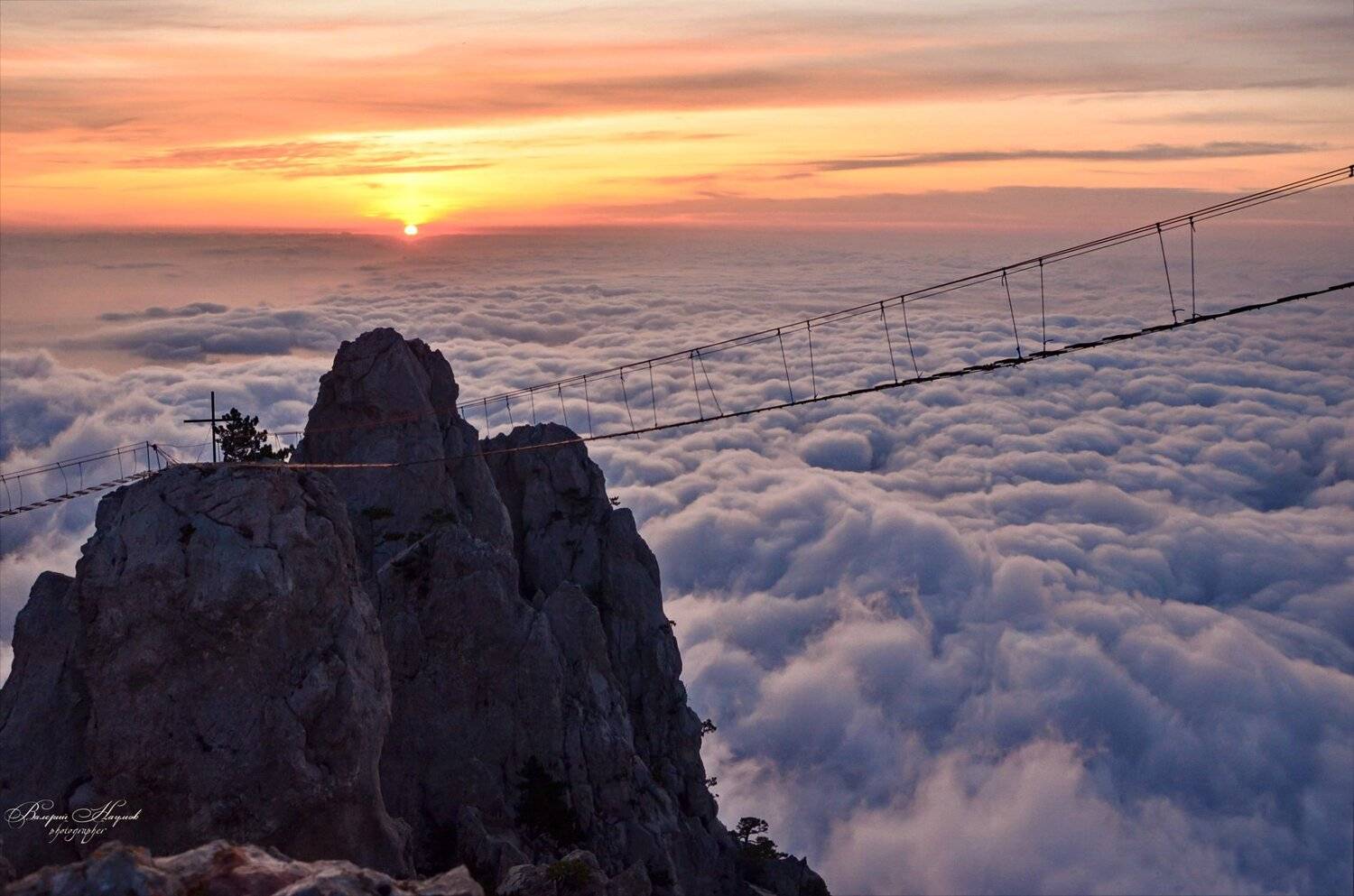 утро, рассвет, восход, крым, ай-петри, октябрь, Валерий Наумов