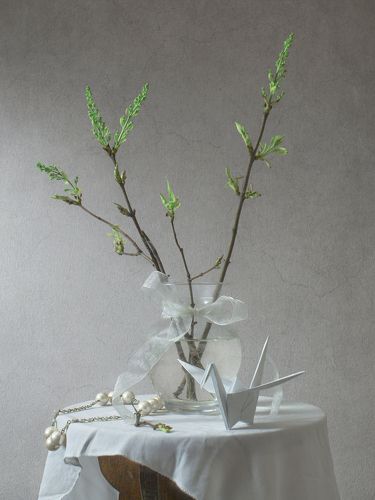 Натюрморт с оригами