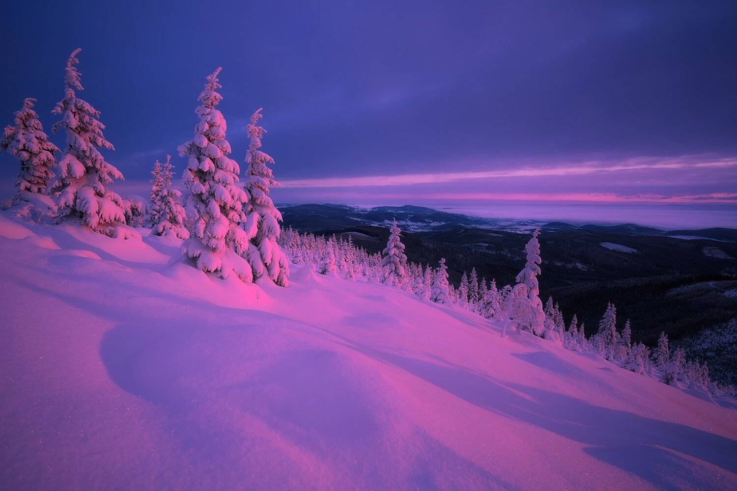 winter,mountains,canon,sunrise, Iza i Darek Mitręga