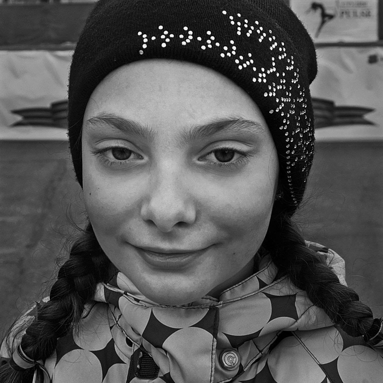 портрет, девушка, глаза, взгляд, апатиты, чб, Николай Смоляк