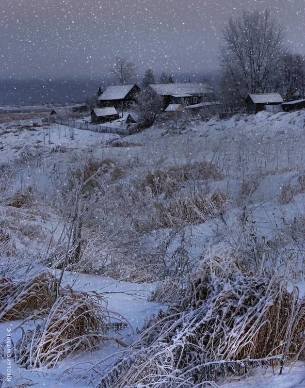 пейзаж зима . 15 часов фото превью