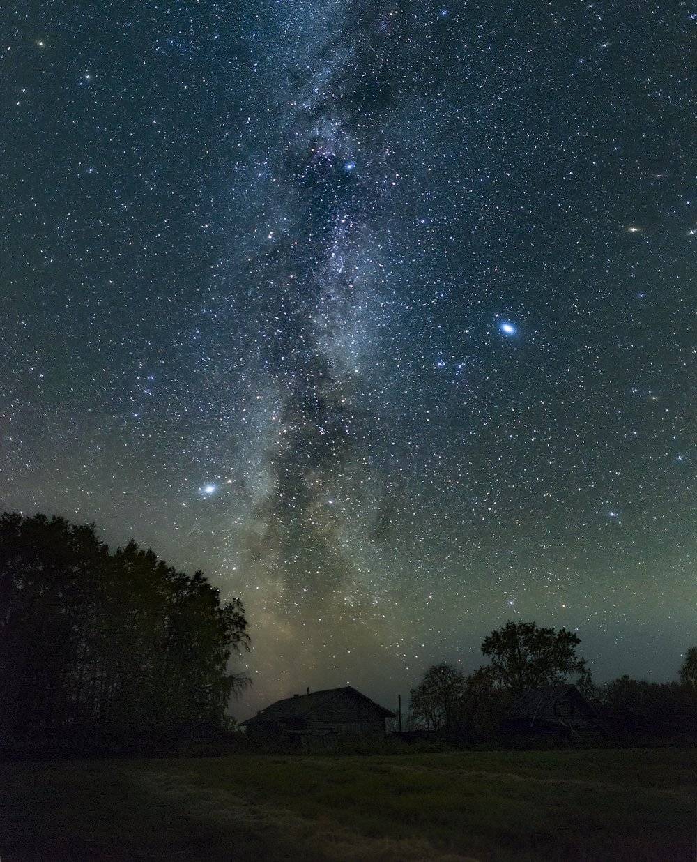 архангельская обасть, ночное фото. млечный путь, русский север, Михаил Карпов