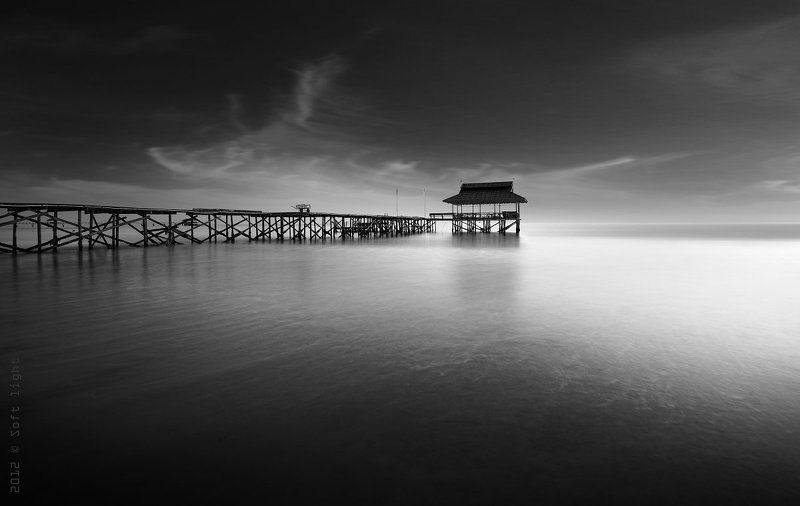 малайзия.остров, тига Когда уходит море II (Одинокий причал) фото превью